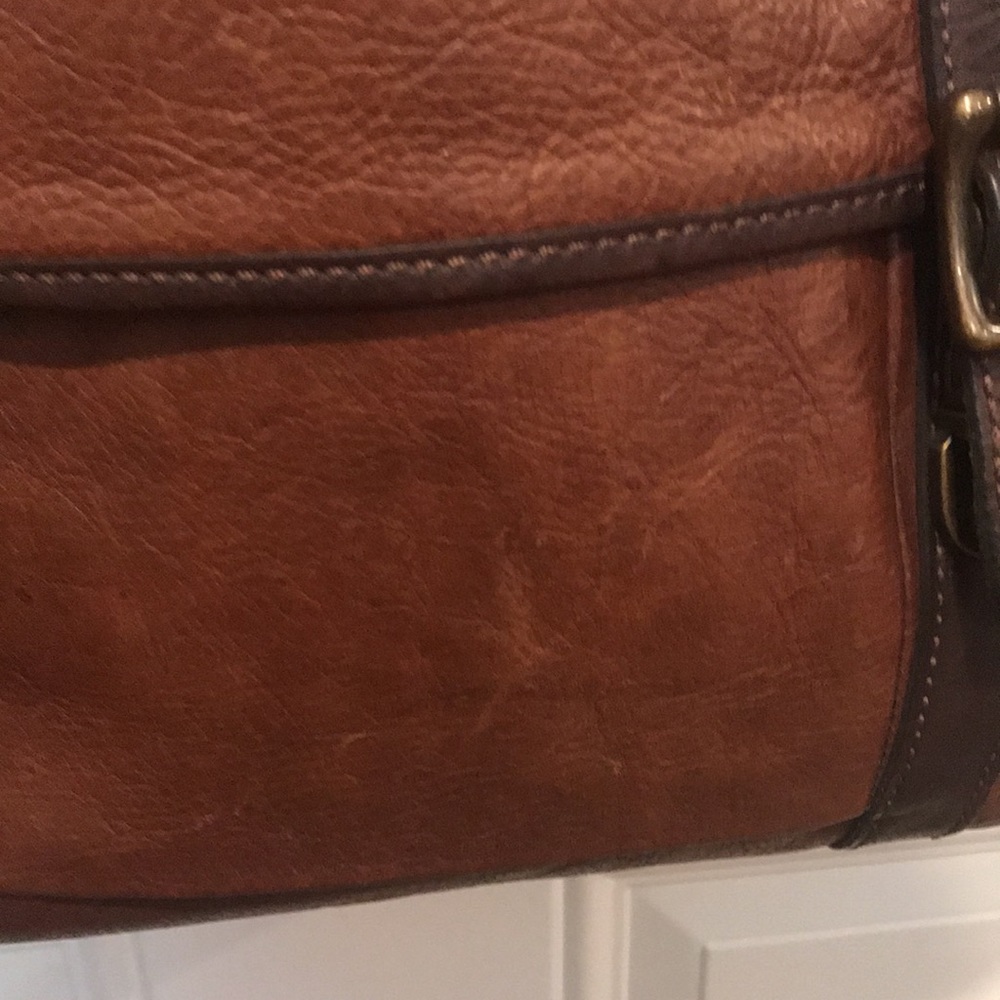 Fossil Leather Messenger Bag - Picture 8 of 17